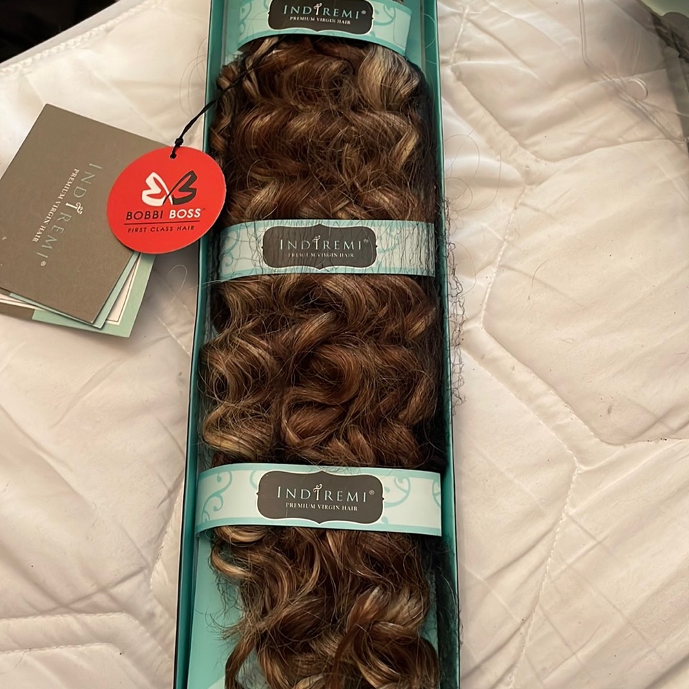Indiremi premium virgin hair French Wave Remi 18” hair
